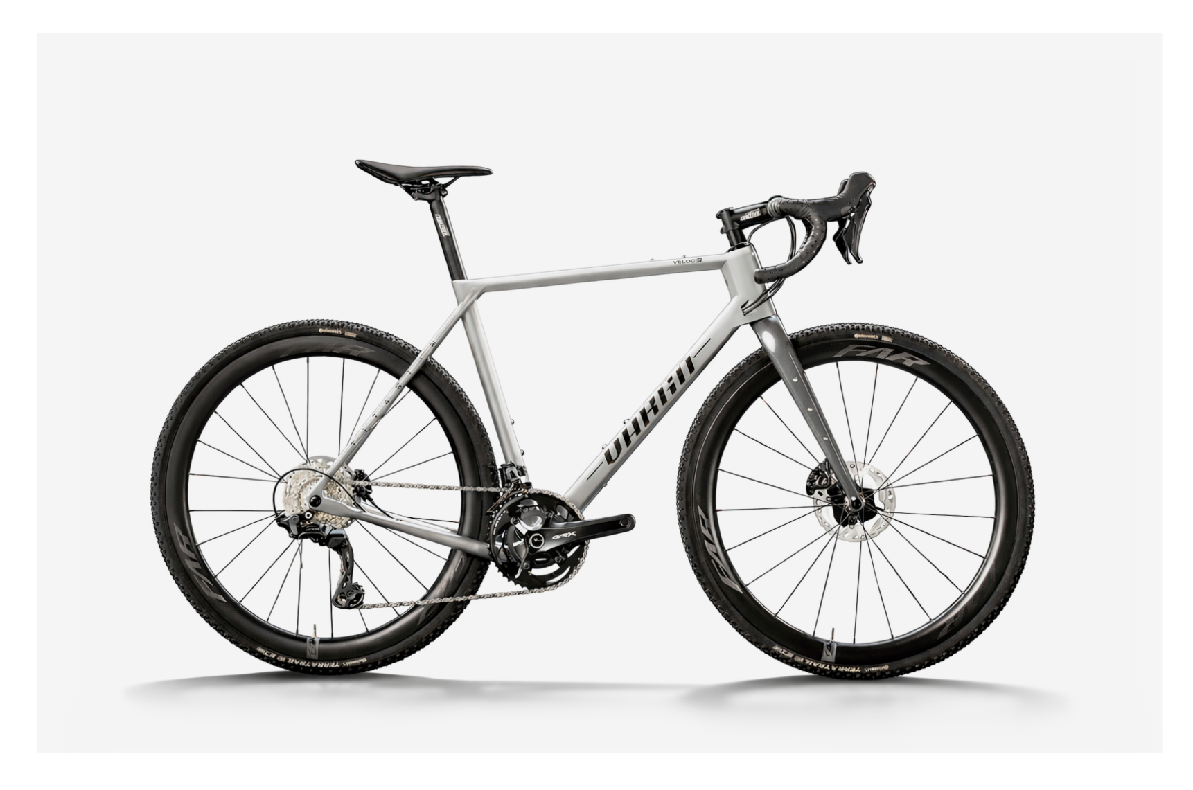 veloci gravel bike VELOCI-TI G1 3D PRINTED TITANIUM – Vargo Bikes Off-Road Bikes | Cervélo Aventon Finish:Aluminum 160mm rotor BRAKE LEVERS